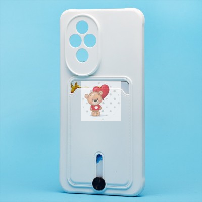 Чехол-накладка для Honor 200 (белый) - SC304 с картхолдером Чехол-накладка для Honor 200 (белый) - SC304 с картхолдером