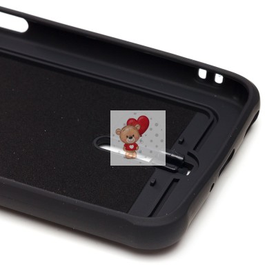 Чехол-накладка для Huawei Honor 50 Lite (черный) - SC304 с картхолдером