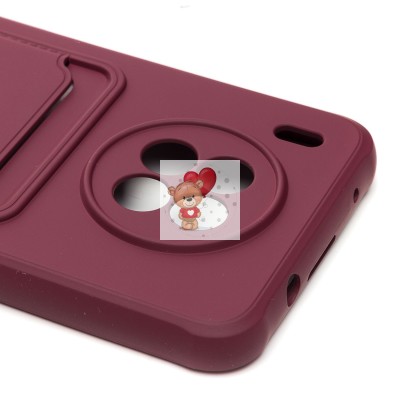 Чехол-накладка для Huawei nova 8i (бордовый) - SC304 с картхолдером Чехол-накладка для Huawei nova 8i (бордовый) - SC304 с картхолдером