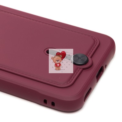 Чехол-накладка для Huawei nova 8i (бордовый) - SC304 с картхолдером Чехол-накладка для Huawei nova 8i (бордовый) - SC304 с картхолдером