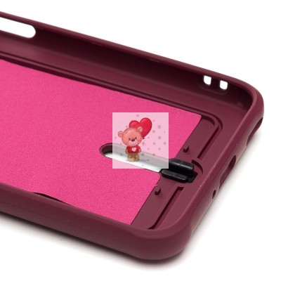 Чехол-накладка для Huawei nova 8i (бордовый) - SC304 с картхолдером Чехол-накладка для Huawei nova 8i (бордовый) - SC304 с картхолдером