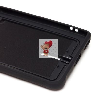 Чехол-накладка для Huawei Nova 9 (черный) - SC304 с картхолдером