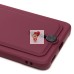 Чехол-накладка для Huawei Honor 50 (бордовый) - SC304 с картхолдером