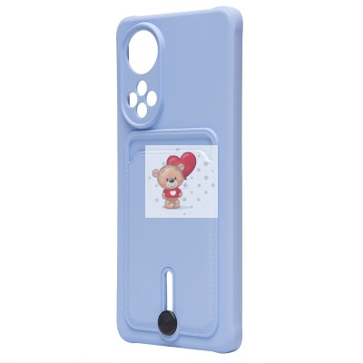 Чехол-накладка для Huawei Nova 9 (светло-фиолетовый) - SC304 с картхолдером Чехол-накладка для Huawei Nova 9 (светло-фиолетовый) - SC304 с картхолдером