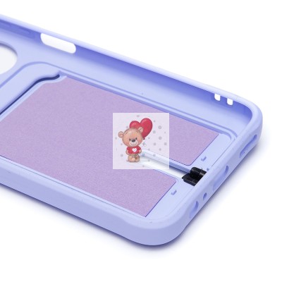 Чехол-накладка для Honor X7b 5G (светло-фиолетовый) - SC304 с картхолдером Чехол-накладка для Honor X7b 5G (светло-фиолетовый) - SC304 с картхолдером