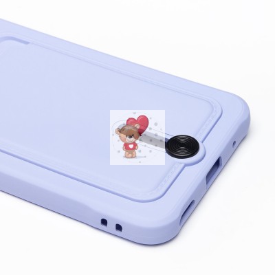 Чехол-накладка для Honor X8a (темно-фиолетовый) - SC304 с картхолдером Чехол-накладка для Honor X8a (темно-фиолетовый) - SC304 с картхолдером