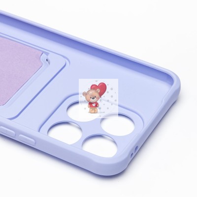 Чехол-накладка для Honor X8a (темно-фиолетовый) - SC304 с картхолдером Чехол-накладка для Honor X8a (темно-фиолетовый) - SC304 с картхолдером