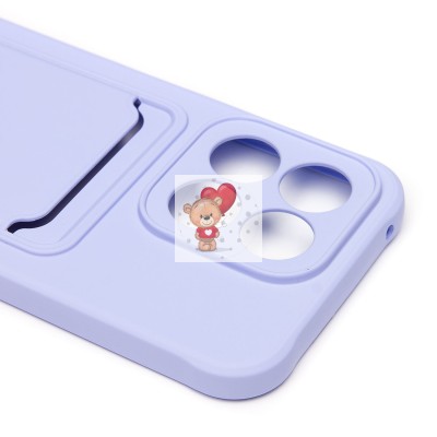 Чехол-накладка для Honor X8c (светло-фиолетовый) - SC304 с картхолдером Чехол-накладка для Honor X8c (светло-фиолетовый) - SC304 с картхолдером