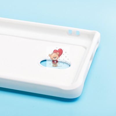 Чехол-накладка для Honor X9a (белый) - SC304 с картхолдером Чехол-накладка для Honor X9a (белый) - SC304 с картхолдером