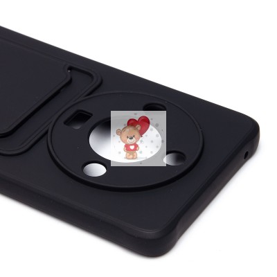 Чехол-накладка для Honor X9b (черный) - SC304 с картхолдером Чехол-накладка для Honor X9b (черный) - SC304 с картхолдером