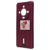 Чехол-накладка для Honor X9b (бордовый) - SC304 с картхолдером