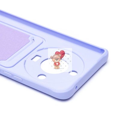 Чехол-накладка для Honor X9b (светло-фиолетовый) - SC304 с картхолдером Чехол-накладка для Honor X9b (светло-фиолетовый) - SC304 с картхолдером