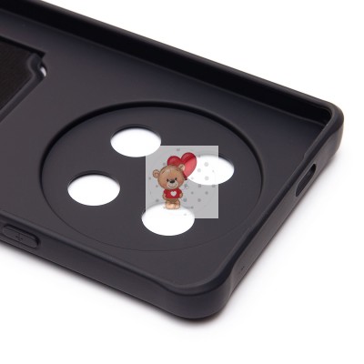 Чехол-накладка для Honor X9c (черный) - SC304 с картхолдером Чехол-накладка для Honor X9c (черный) - SC304 с картхолдером