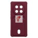 Чехол-накладка для Honor X9c (бордовый) - SC304 с картхолдером