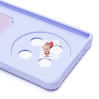 Чехол-накладка для Honor X9c (светло-фиолетовый) - SC304 с картхолдером Чехол-накладка для Honor X9c (светло-фиолетовый) - SC304 с картхолдером