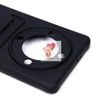 Чехол-накладка для Huawei Honor X9a (черный) - SC304 с картхолдером Чехол-накладка для Huawei Honor X9a (черный) - SC304 с картхолдером