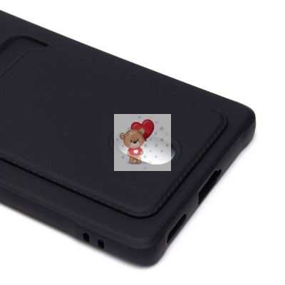 Чехол-накладка для Huawei Honor X9a (черный) - SC304 с картхолдером Чехол-накладка для Huawei Honor X9a (черный) - SC304 с картхолдером