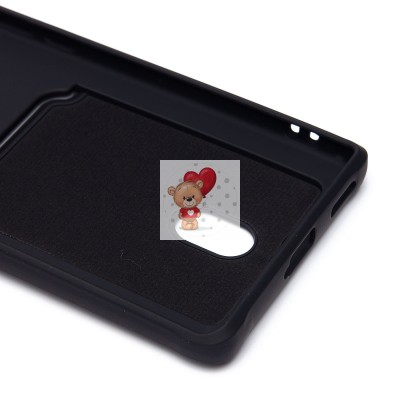 Чехол-накладка для Huawei Honor X9a (черный) - SC304 с картхолдером Чехол-накладка для Huawei Honor X9a (черный) - SC304 с картхолдером