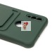Чехол-накладка для Huawei P Smart 2019 (темно-зеленый) - SC304 с картхолдером