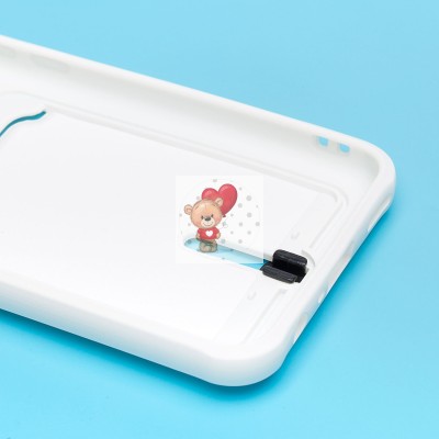 Чехол-накладка для Huawei P Smart 2019 (белый) - SC304 с картхолдером Чехол-накладка для Huawei P Smart 2019 (белый) - SC304 с картхолдером