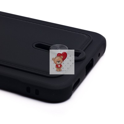 Чехол-накладка для Huawei Honor 90 lite (черный) - SC304 с картхолдером