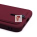 Чехол-накладка для Huawei Honor 90 lite (бордовый) - SC304 с картхолдером