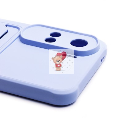 Чехол-накладка для Huawei Honor 90 lite (светло-фиолетовый) - SC304 с картхолдером