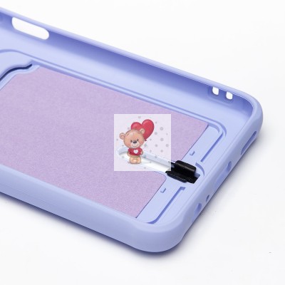 Чехол-накладка для Huawei Honor X7a (темно-фиолетовый) - SC304 с картхолдером Чехол-накладка для Huawei Honor X7a (темно-фиолетовый) - SC304 с картхолдером