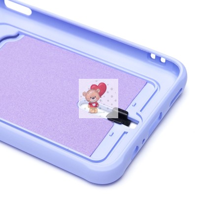 Чехол-накладка для Huawei Honor X7a (светло-фиолетовый) - SC304 с картхолдером Чехол-накладка для Huawei Honor X7a (светло-фиолетовый) - SC304 с картхолдером