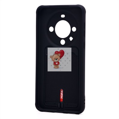 Чехол-накладка для Huawei Mate 60 Pro (черный) - SC304 с картхолдером