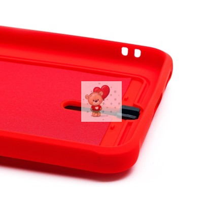 Чехол-накладка для Huawei Mate 60 Pro (красный) - SC304 с картхолдером