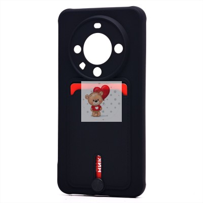 Чехол-накладка для Huawei Mate 60 Pro+ (черный) - SC304 с картхолдером