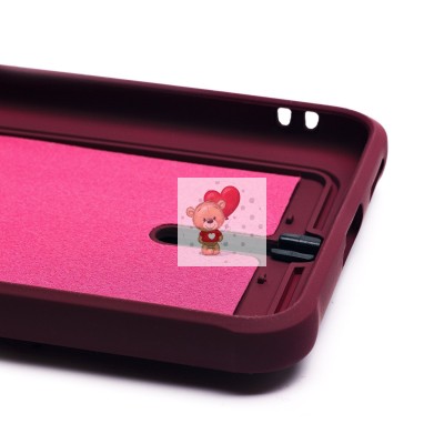 Чехол-накладка для Huawei Mate 60 Pro+ (бордовый) - SC304 с картхолдером