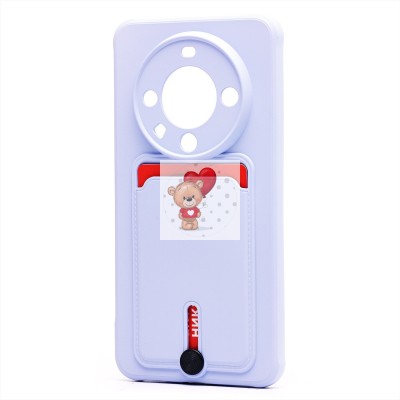 Чехол-накладка для Huawei Mate 60 Pro+ (светло-фиолетовый) - SC304 с картхолдером