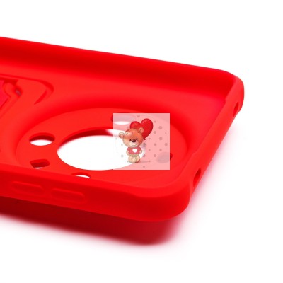 Чехол-накладка для Huawei Mate 60 Pro+ (красный) - SC304 с картхолдером