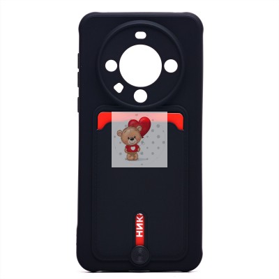 Чехол-накладка для Huawei Mate 60 (черный) - SC304 с картхолдером Чехол-накладка для Huawei Mate 60 (черный) - SC304 с картхолдером