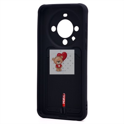 Чехол-накладка для Huawei Mate 60 (черный) - SC304 с картхолдером