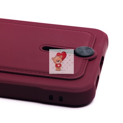 Чехол-накладка для Huawei Mate 60 (бордовый) - SC304 с картхолдером Чехол-накладка для Huawei Mate 60 (бордовый) - SC304 с картхолдером