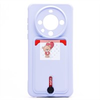 Чехол-накладка для Huawei Mate 60 (светло-фиолетовый) - SC304 с картхолдером Чехол-накладка для Huawei Mate 60 (светло-фиолетовый) - SC304 с картхолдером