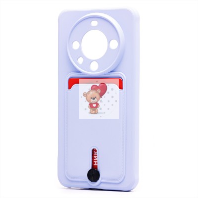 Чехол-накладка для Huawei Mate 60 (светло-фиолетовый) - SC304 с картхолдером