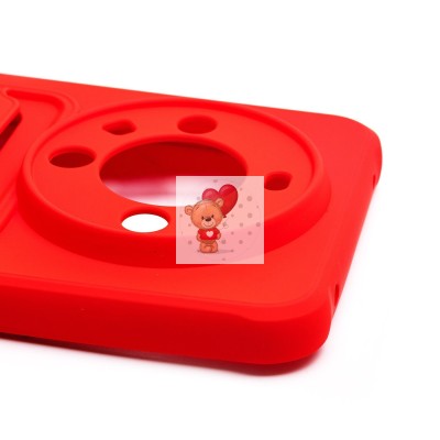 Чехол-накладка для Huawei Mate 60 (красный) - SC304 с картхолдером