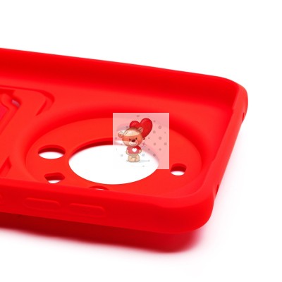 Чехол-накладка для Huawei Mate 60 (красный) - SC304 с картхолдером