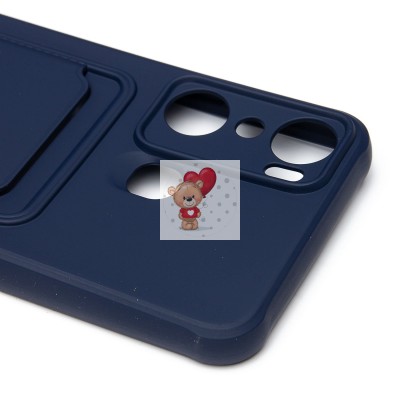 Чехол-накладка для infinix HOT 20i (темно-синий) - SC304 с картхолдером Чехол-накладка для infinix HOT 20i (темно-синий) - SC304 с картхолдером