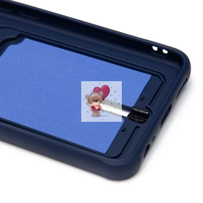 Чехол-накладка для infinix HOT 20i (темно-синий) - SC304 с картхолдером Чехол-накладка для infinix HOT 20i (темно-синий) - SC304 с картхолдером