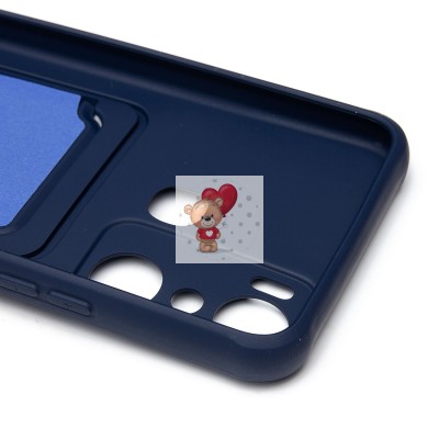 Чехол-накладка для infinix HOT 20i (темно-синий) - SC304 с картхолдером Чехол-накладка для infinix HOT 20i (темно-синий) - SC304 с картхолдером