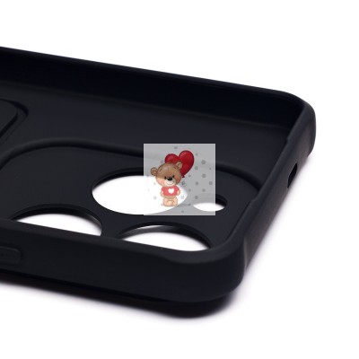 Чехол-накладка для Infinix Hot 40 Pro (черный) - SC304 с картхолдером