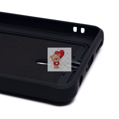 Чехол-накладка для Infinix Hot 40 Pro (черный) - SC304 с картхолдером