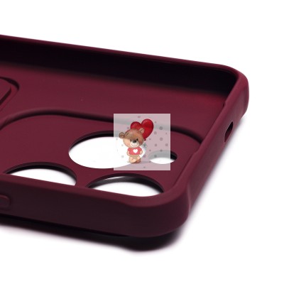 Чехол-накладка для Infinix Hot 40 Pro (бордовый) - SC304 с картхолдером Чехол-накладка для Infinix Hot 40 Pro (бордовый) - SC304 с картхолдером