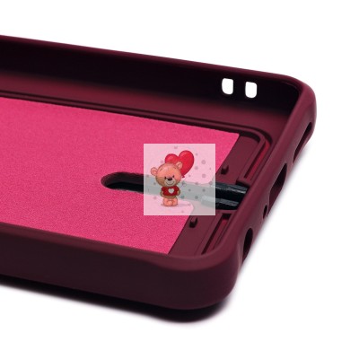 Чехол-накладка для Infinix Hot 40 Pro (бордовый) - SC304 с картхолдером Чехол-накладка для Infinix Hot 40 Pro (бордовый) - SC304 с картхолдером