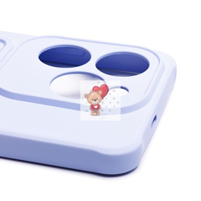 Чехол-накладка для Infinix Hot 40 Pro (светло-фиолетовый) - SC304 с картхолдером